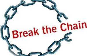 break the chain logo