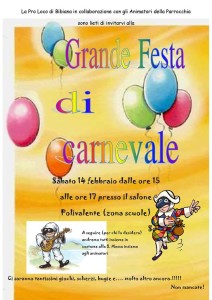 carnevale bambini bibiana