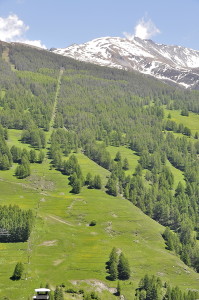 seggiovia conca del sole a Pragelato