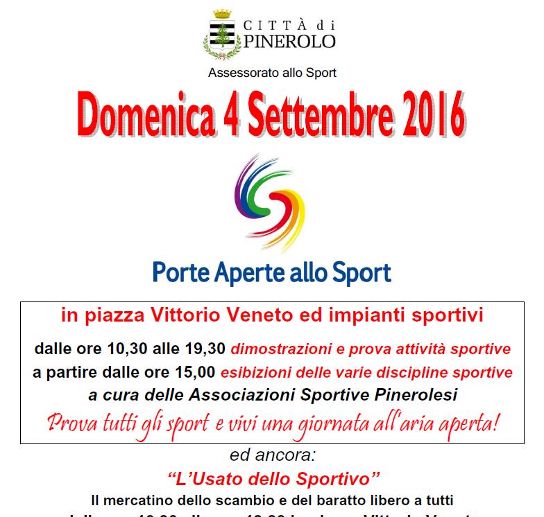 porte aperte sport 2016